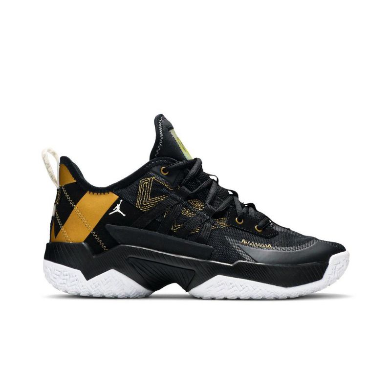 Ανδρικά Παπούτσια Air Jordan Westbrook One Take 2 Μαύρα Χρυσά Λευκά