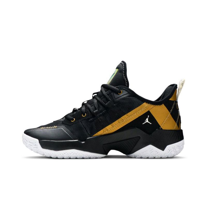 Ανδρικά Παπούτσια Air Jordan Westbrook One Take 2 Μαύρα Χρυσά Λευκά