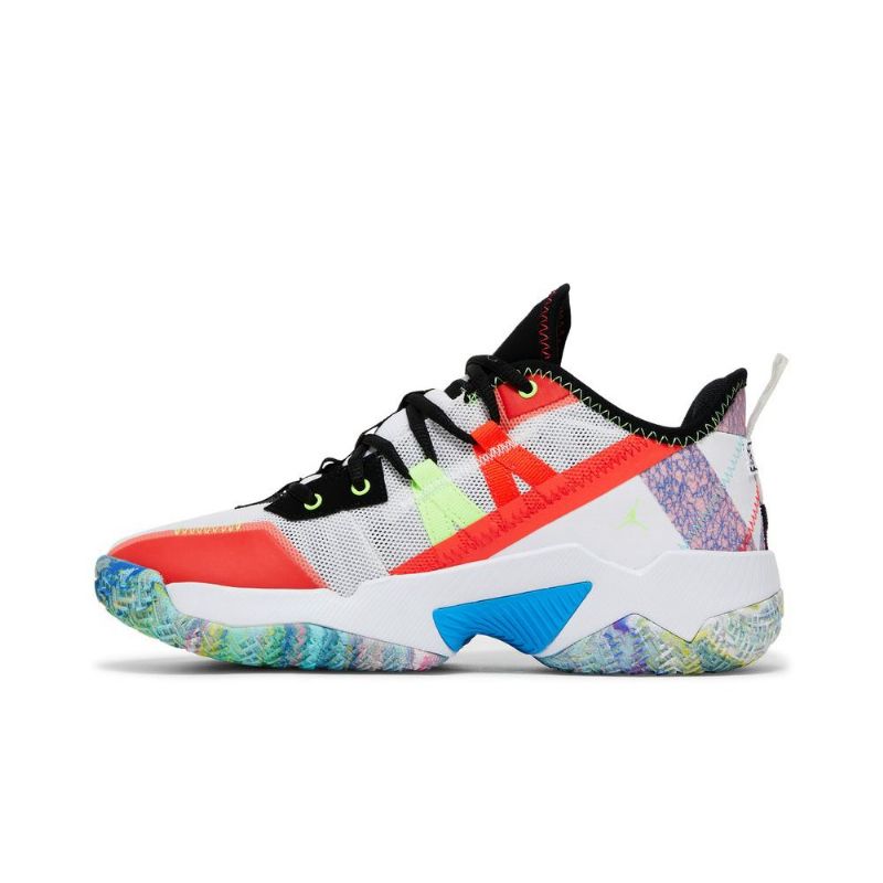 Ανδρικά Παπούτσια Air Jordan Westbrook One Take 2 Pf Άσπρο Πολύχρωμα