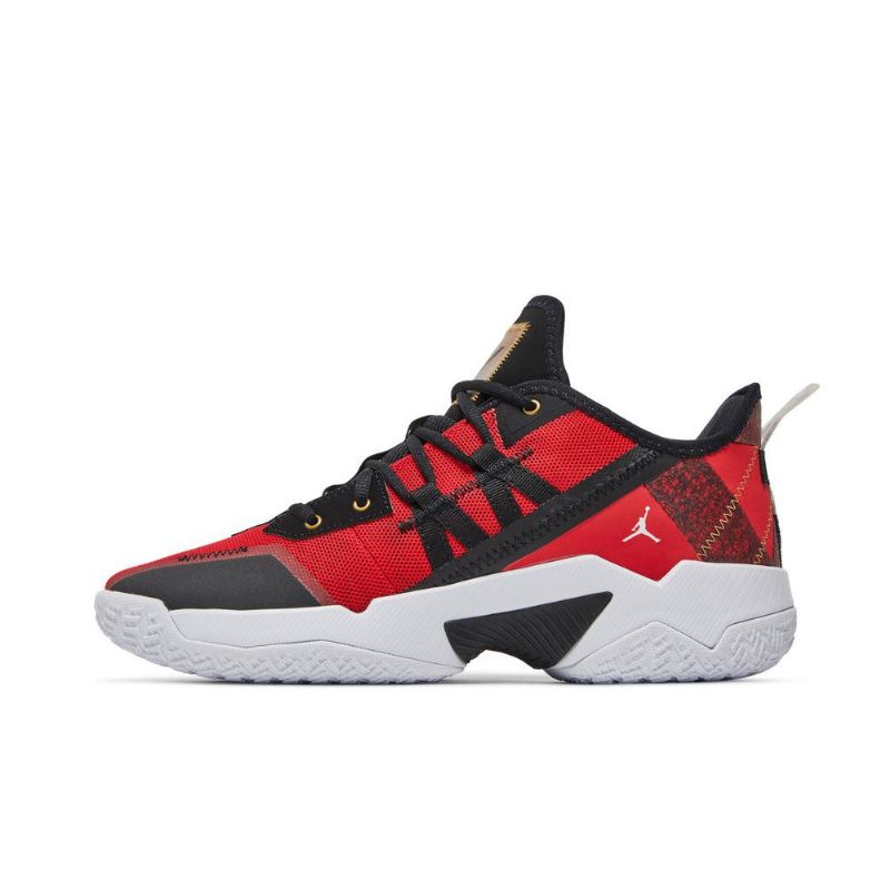 Ανδρικά Παπούτσια Air Jordan Westbrook One Take 2 Pf Κόκκινος Μαύρος Χρυσός