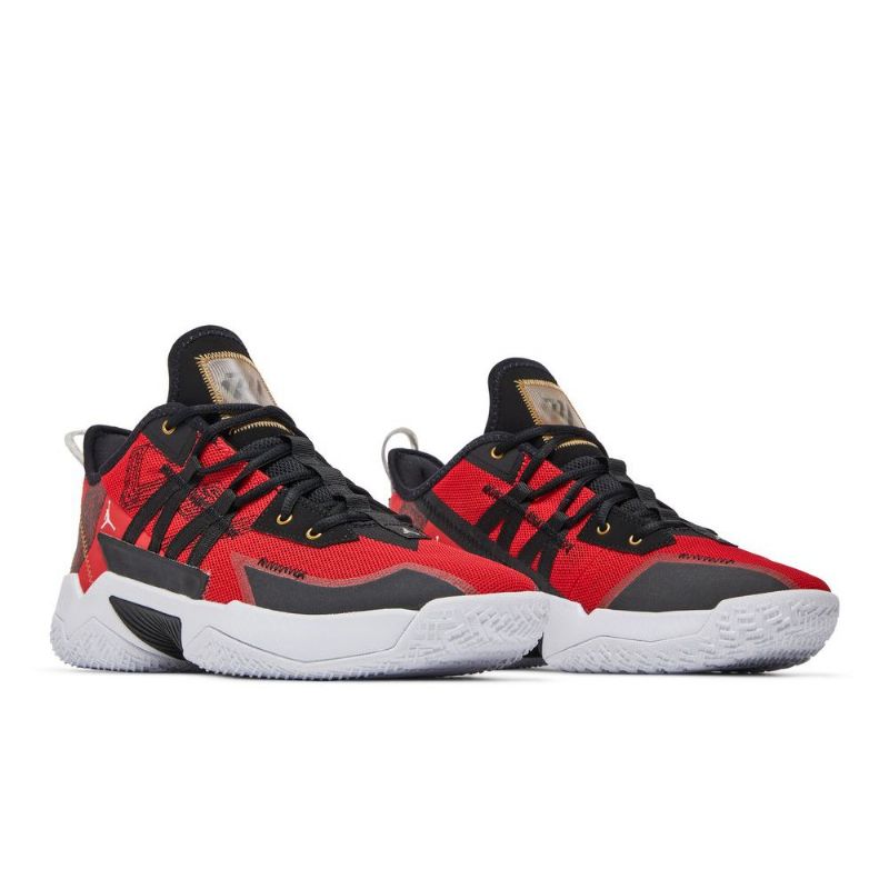 Ανδρικά Παπούτσια Air Jordan Westbrook One Take 2 Pf Κόκκινος Μαύρος Χρυσός