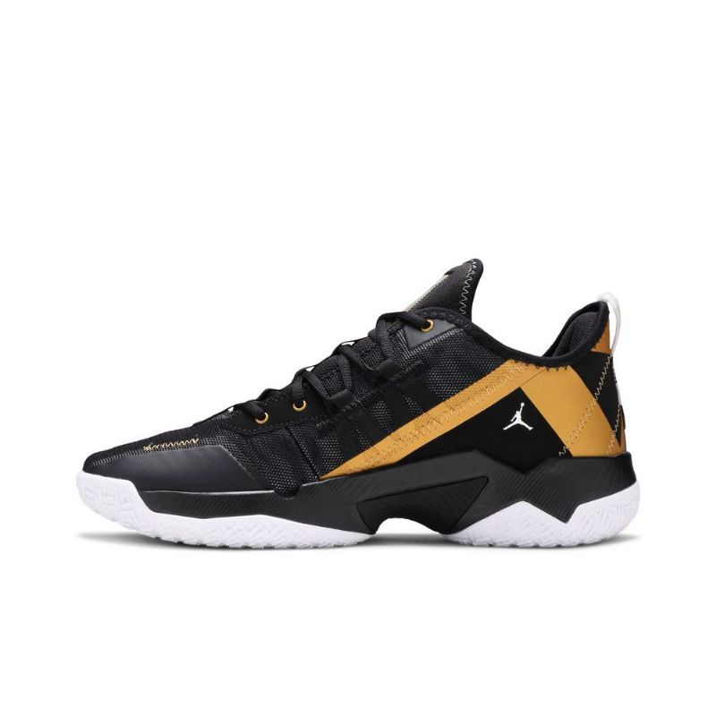 Ανδρικά Παπούτσια Air Jordan Westbrook One Take 2 Pf Μαύρος Χρυσός Άσπρο