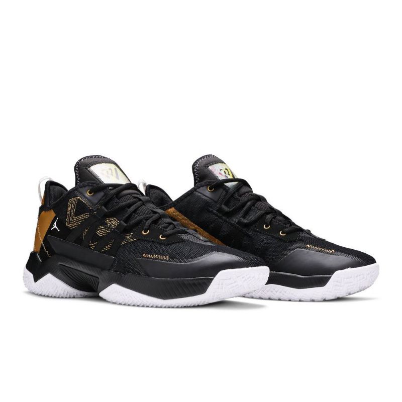 Ανδρικά Παπούτσια Air Jordan Westbrook One Take 2 Pf Μαύρος Χρυσός Άσπρο