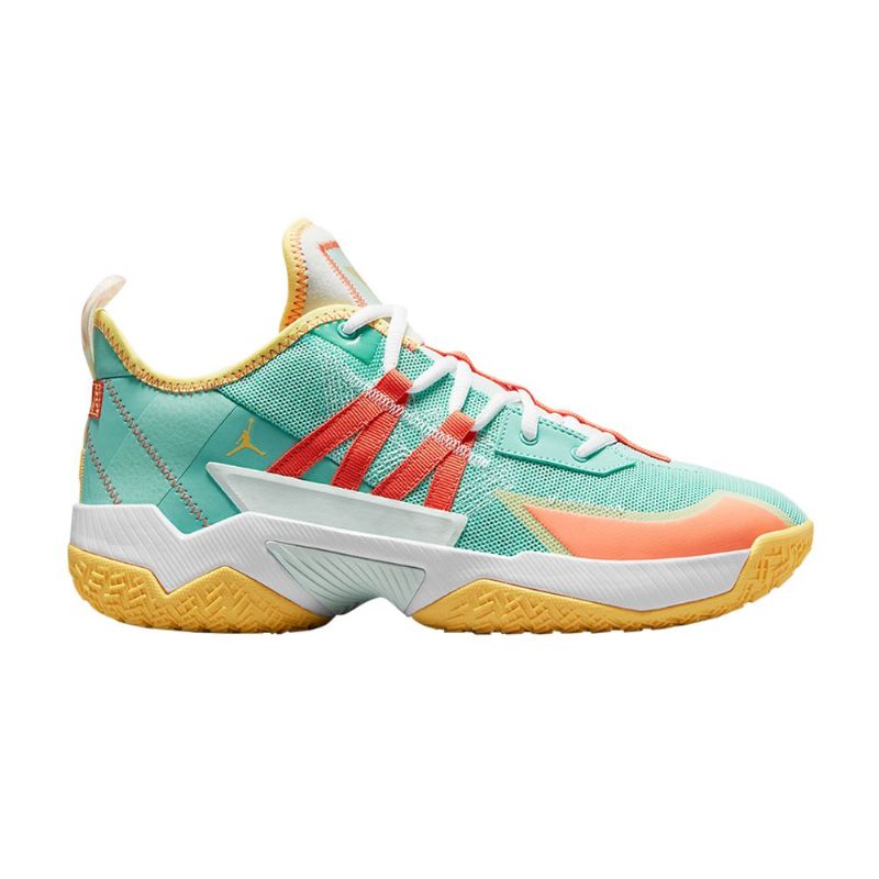 Ανδρικά Παπούτσια Air Jordan Westbrook One Take 2 Turquoise Πορτοκάλι Χρυσός