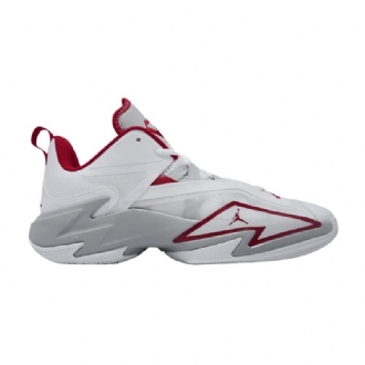 Ανδρικά Παπούτσια Air Jordan Westbrook One Take 3 Pf Άσπρο Γκρί Κόκκινος