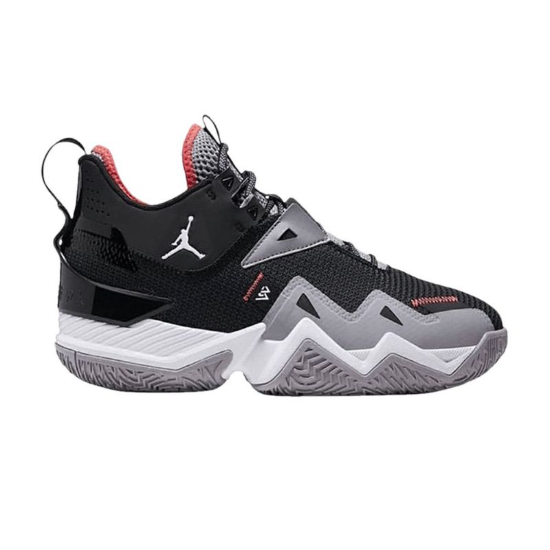 Ανδρικά Παπούτσια Air Jordan Westbrook One Take Μαύρος Γκρί Ροζ
