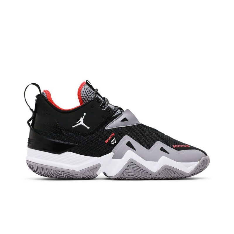 Ανδρικά Παπούτσια Air Jordan Westbrook One Take Μαύρος Γκρί Ροζ