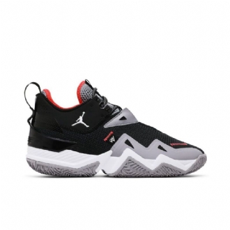 Ανδρικά Παπούτσια Air Jordan Westbrook One Take Μαύρος Γκρί Ροζ