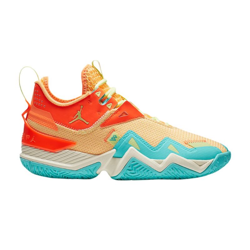 Ανδρικά Παπούτσια Air Jordan Westbrook One Take Πορτοκάλι Χρυσός Turquoise