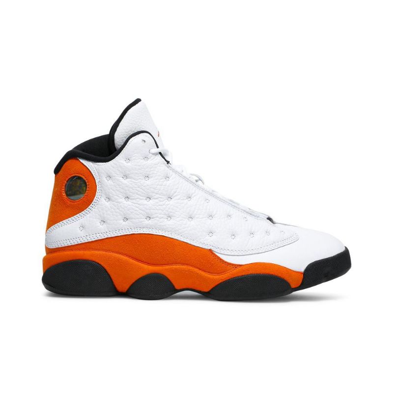 Ανδρικά Παπούτσια Air Jordan 13 Retro Άσπρο Πορτοκάλι Μαύρος