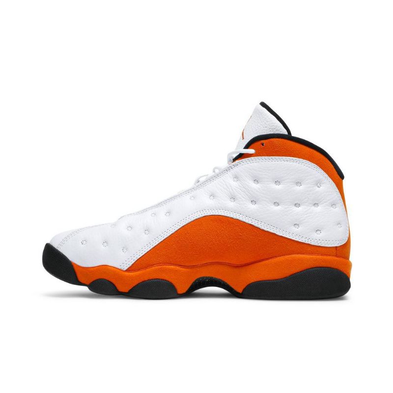 Ανδρικά Παπούτσια Air Jordan 13 Retro Άσπρο Πορτοκάλι Μαύρος