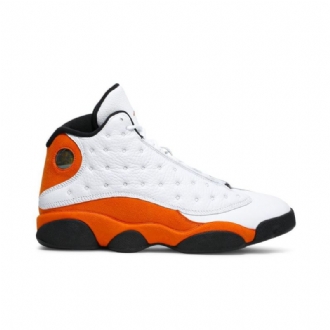 Ανδρικά Παπούτσια Air Jordan 13 Retro Άσπρο Πορτοκάλι Μαύρος