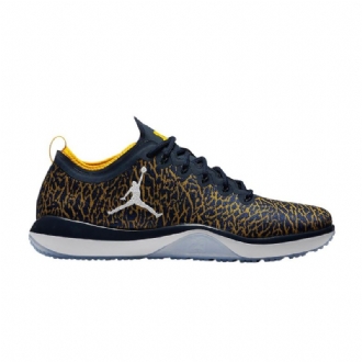 Ανδρικά Παπούτσια Air Jordan Trainer 1 Low Σκούρο Μπλε Κίτρινος Άσπρο