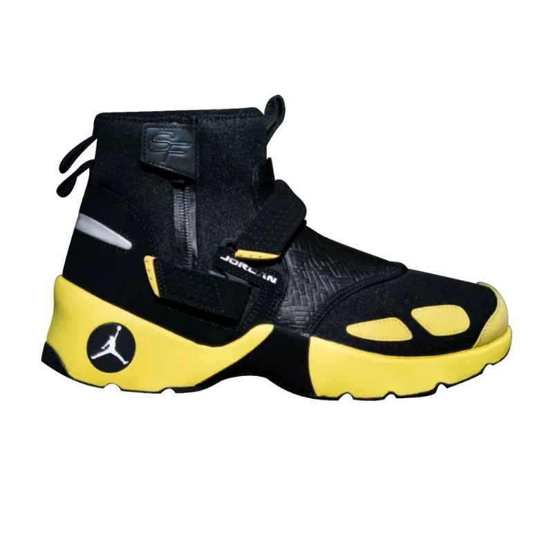 Ανδρικά Παπούτσια Air Jordan Trunner X Solefly Lx High Μαύρος Κίτρινος Άσπρο