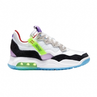 Ανδρικά Παπούτσια Air Jordan Ma2 Λευκά Μαύρα Μωβ Κόκκινα