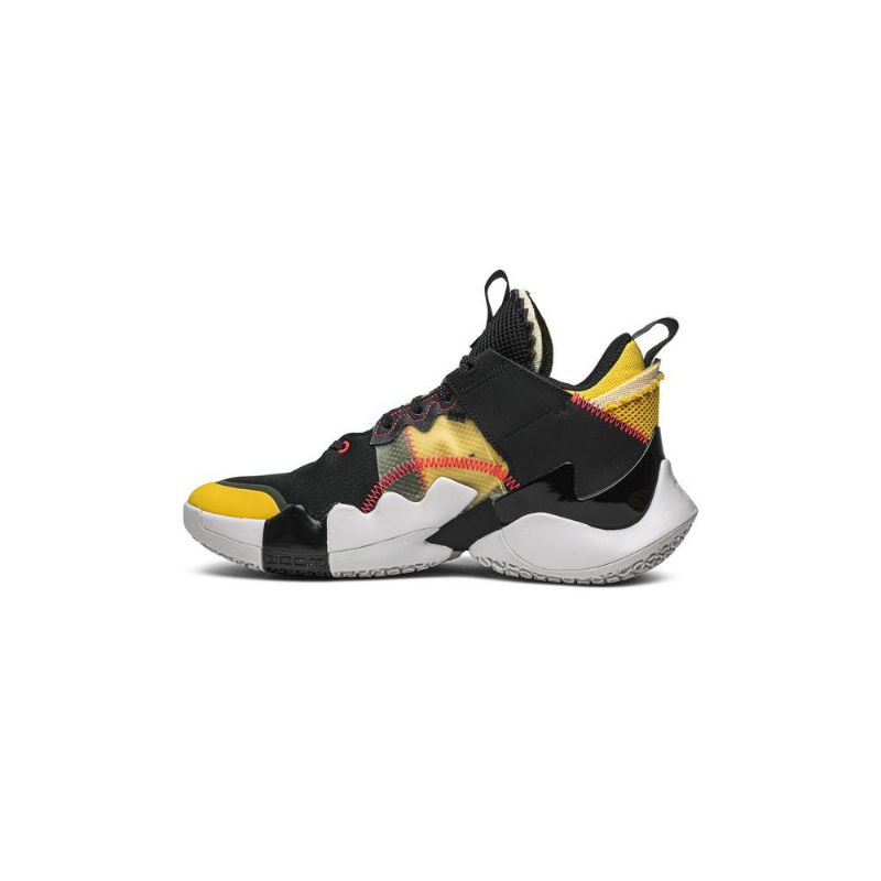 Ανδρικά Παπούτσια Air Jordan Why Not Zer0.2 Μαύρα Κίτρινα Κόκκινα Γκρι