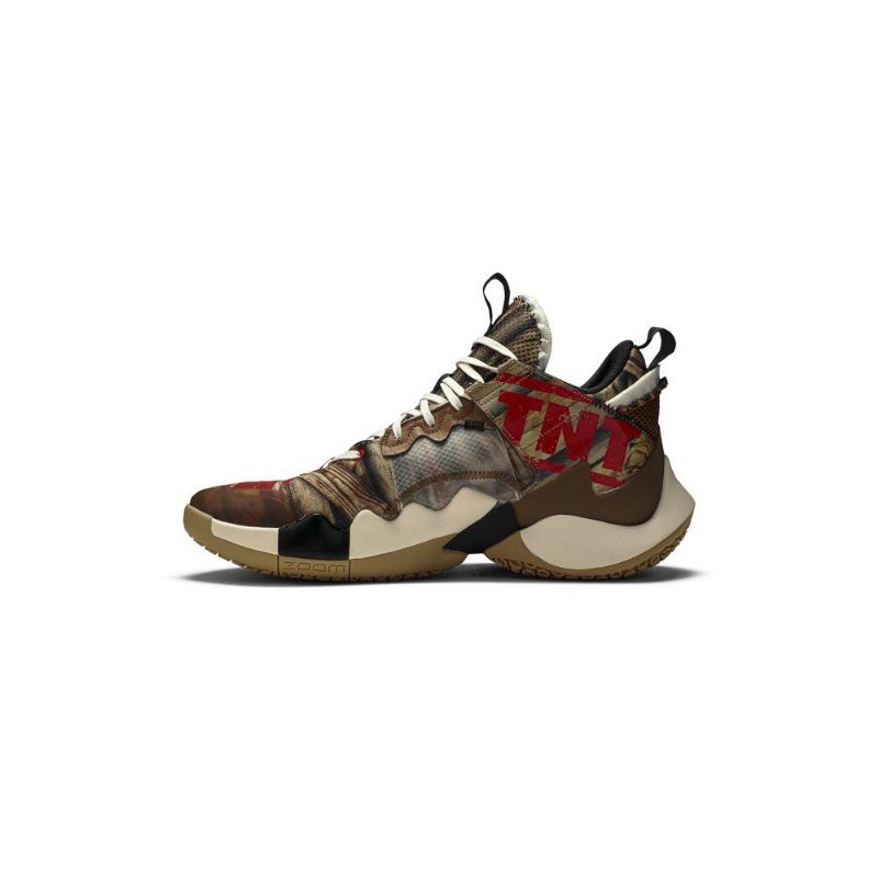 Ανδρικά Παπούτσια Air Jordan Why Not Zer0.2 Se Καστανός Κόκκινος Μαύρος