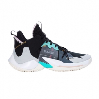 Ανδρικά Παπούτσια Air Jordan Why Not Zer0.2 Se Μαύρα Γκρι Τυρκουάζ Λευκά