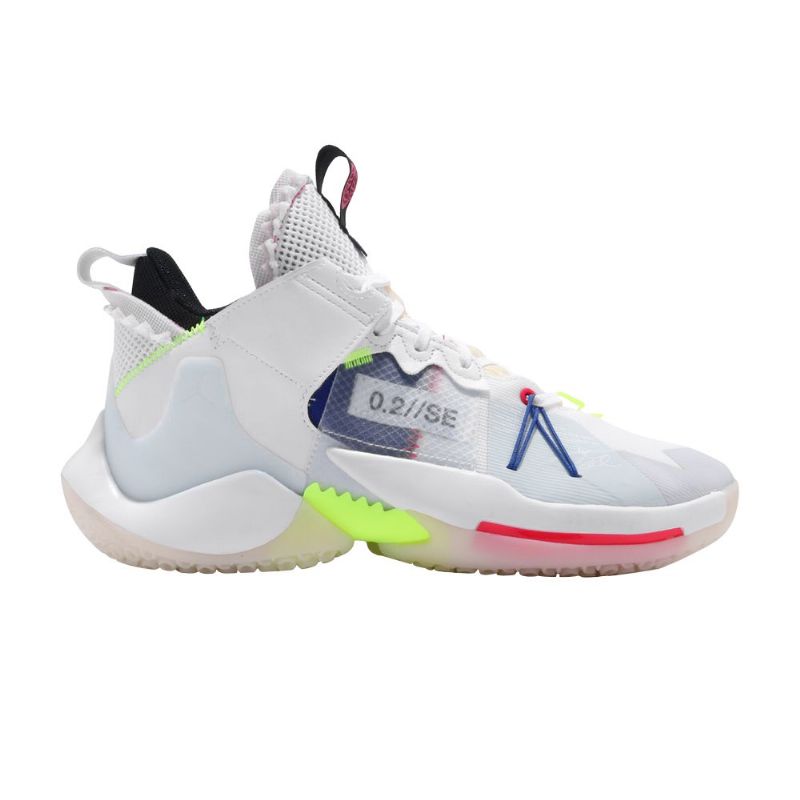 Ανδρικά Παπούτσια Air Jordan Why Not Zer0.2 Se Pf Άσπρο Μπλε Μαύρος