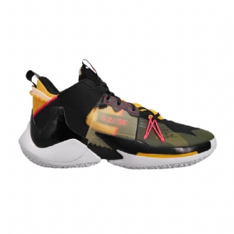Ανδρικά Παπούτσια Air Jordan Why Not Zer0.2 Se Pf Μαύρα Κίτρινα Κόκκινα Γκρι