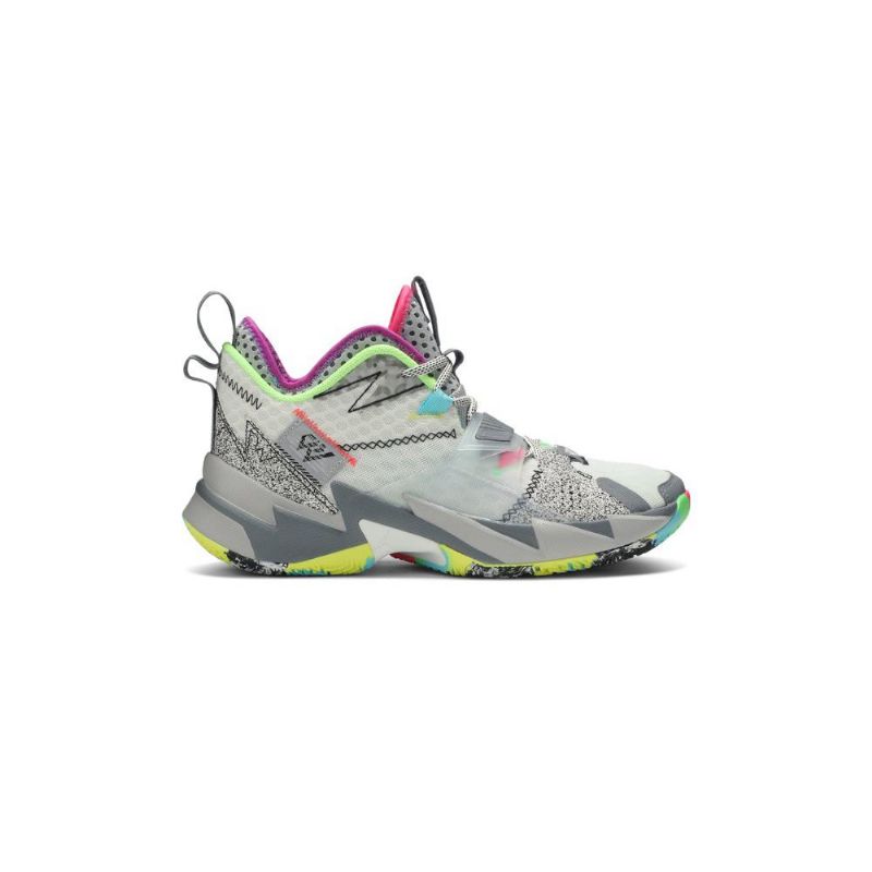 Ανδρικά Παπούτσια Air Jordan Why Not Zer0.3 Άσπρο Γκρί