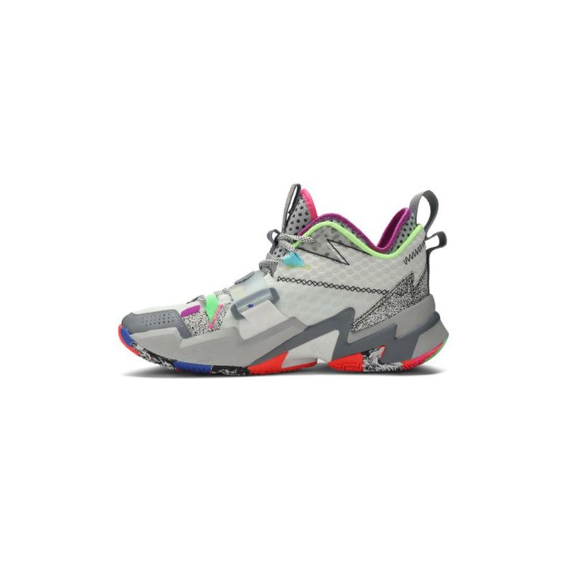 Ανδρικά Παπούτσια Air Jordan Why Not Zer0.3 Άσπρο Γκρί