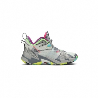 Ανδρικά Παπούτσια Air Jordan Why Not Zer0.3 Άσπρο Γκρί