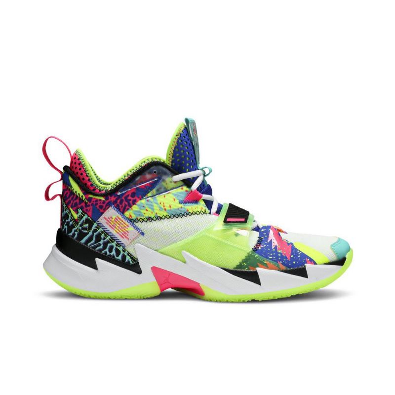 Ανδρικά Παπούτσια Air Jordan Why Not Zer0.3 Άσπρο Πολύχρωμα