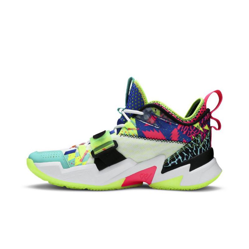 Ανδρικά Παπούτσια Air Jordan Why Not Zer0.3 Άσπρο Πολύχρωμα