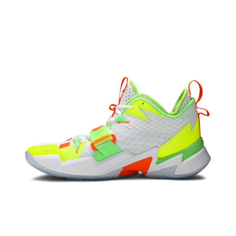 Ανδρικά Παπούτσια Air Jordan Why Not Zer0.3 Άσπρο Πράσινος Πορτοκάλι