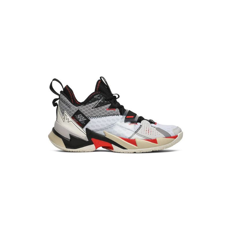 Ανδρικά Παπούτσια Air Jordan Why Not Zer0.3 Λευκά Κόκκινα Γκρι Μαύρα