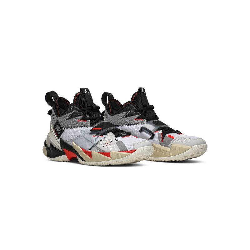 Ανδρικά Παπούτσια Air Jordan Why Not Zer0.3 Λευκά Κόκκινα Γκρι Μαύρα