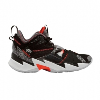 Ανδρικά Παπούτσια Air Jordan Why Not Zer0.3 Μαύρα Γκρι Κόκκινα Λευκά