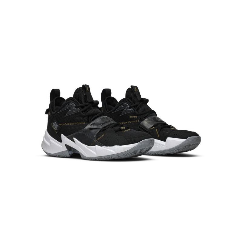 Ανδρικά Παπούτσια Air Jordan Why Not Zer0.3 Μαύρος Χρυσός Άσπρο