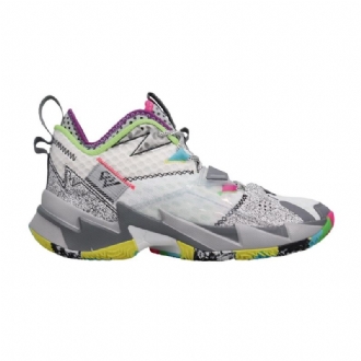 Ανδρικά Παπούτσια Air Jordan Why Not Zer0.3 Pf Άσπρο Γκρί Πολύχρωμα