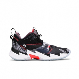 Ανδρικά Παπούτσια Air Jordan Why Not Zer0.3 Pf Μαύρα Γκρι Κόκκινα Λευκά