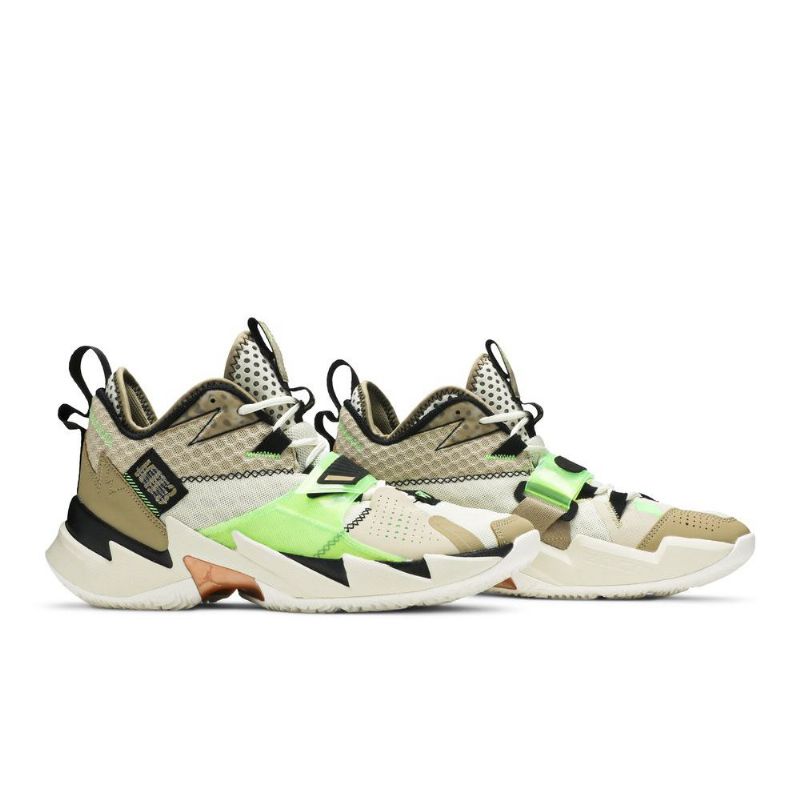 Ανδρικά Παπούτσια Air Jordan Why Not Zer0.3 Pf Μπεζ Olive Πράσινος Μαύρος