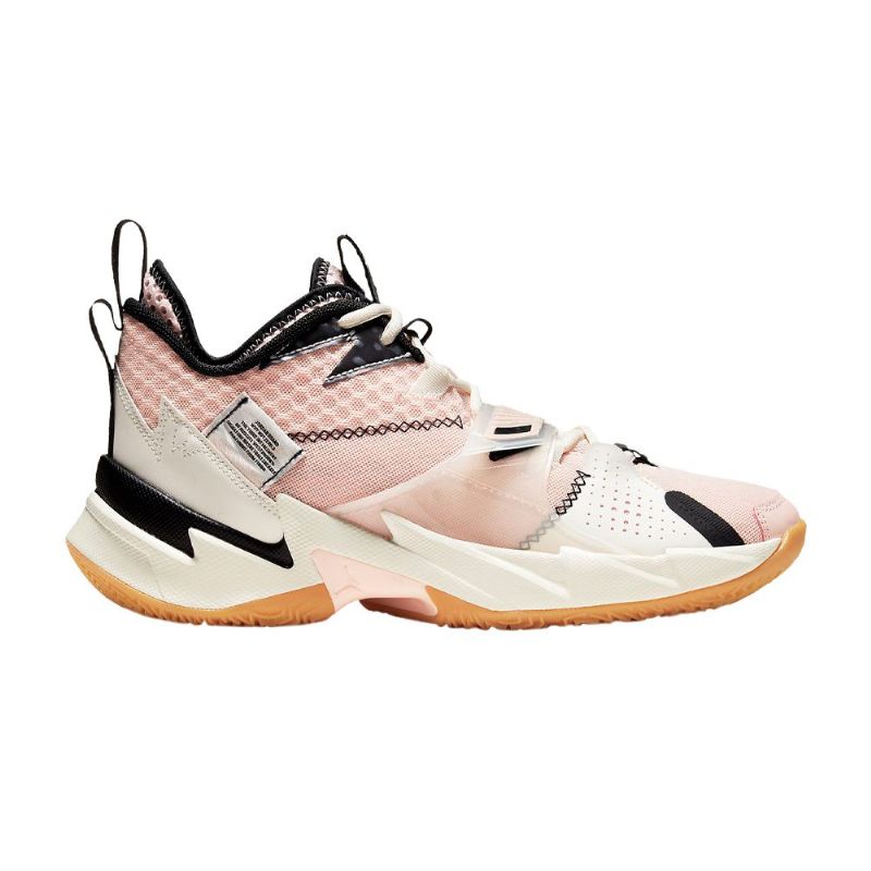 Ανδρικά Παπούτσια Air Jordan Why Not Zer0.3 Ροζ Μαύρος Άσπρο