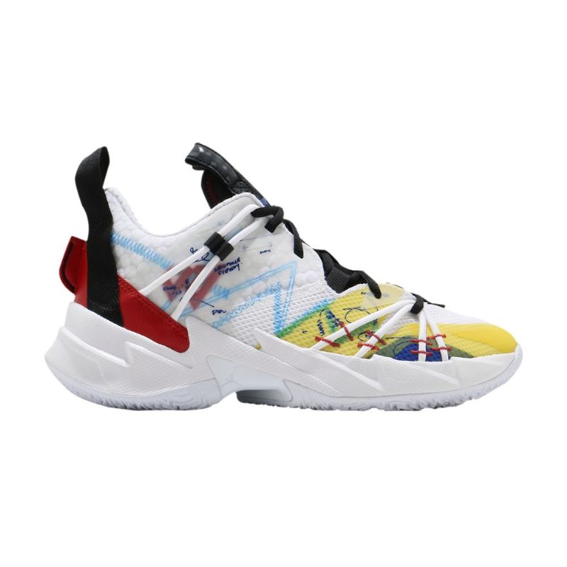 Ανδρικά Παπούτσια Air Jordan Why Not Zer0.3 Se Pf Άσπρο Μαύρα Κόκκινα Κίτρινα