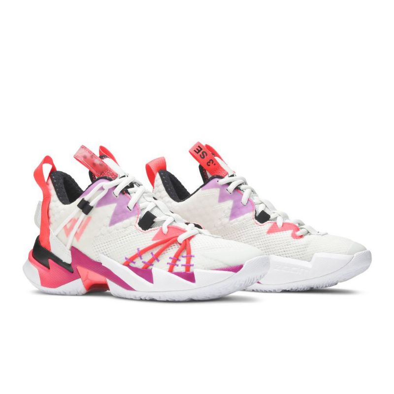 Ανδρικά Παπούτσια Air Jordan Why Not Zer0.3 Se Pf Άσπρο Μωβ Κόκκινος Μαύρος