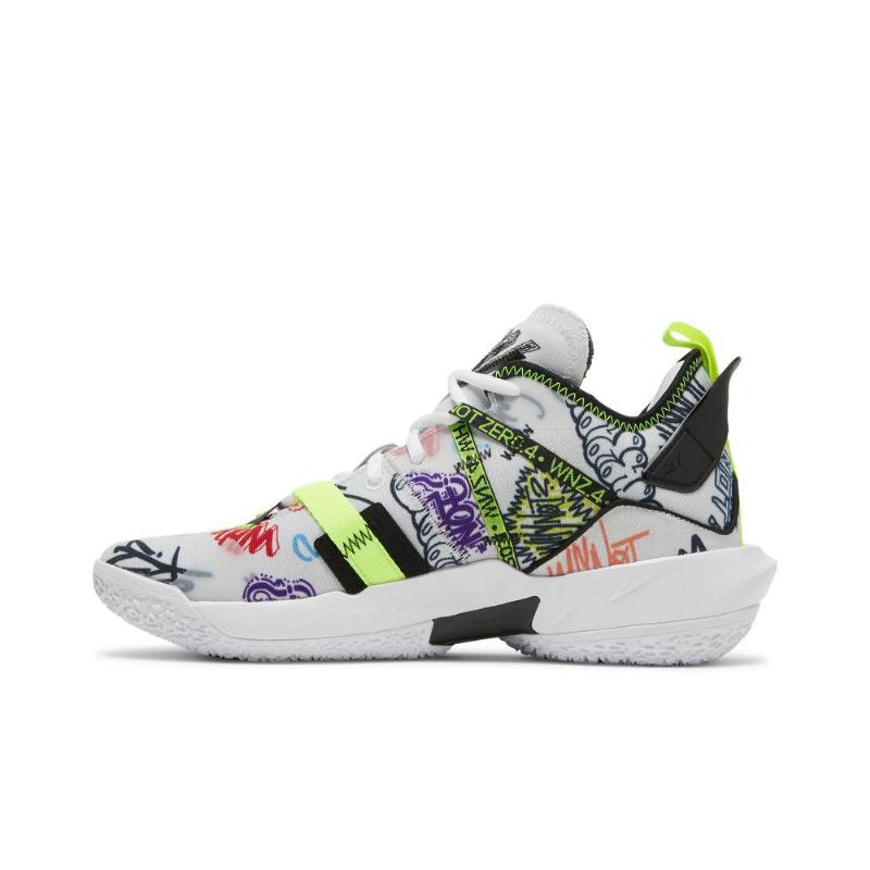 Ανδρικά Παπούτσια Air Jordan Why Not Zer0.4 Άσπρο Πολύχρωμα