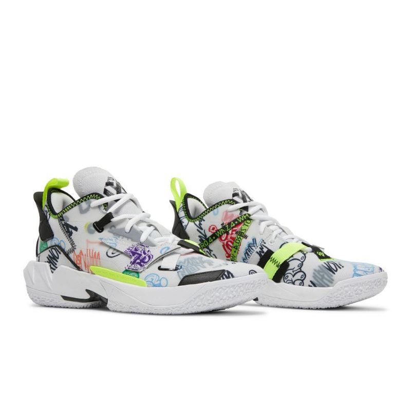 Ανδρικά Παπούτσια Air Jordan Why Not Zer0.4 Άσπρο Πολύχρωμα