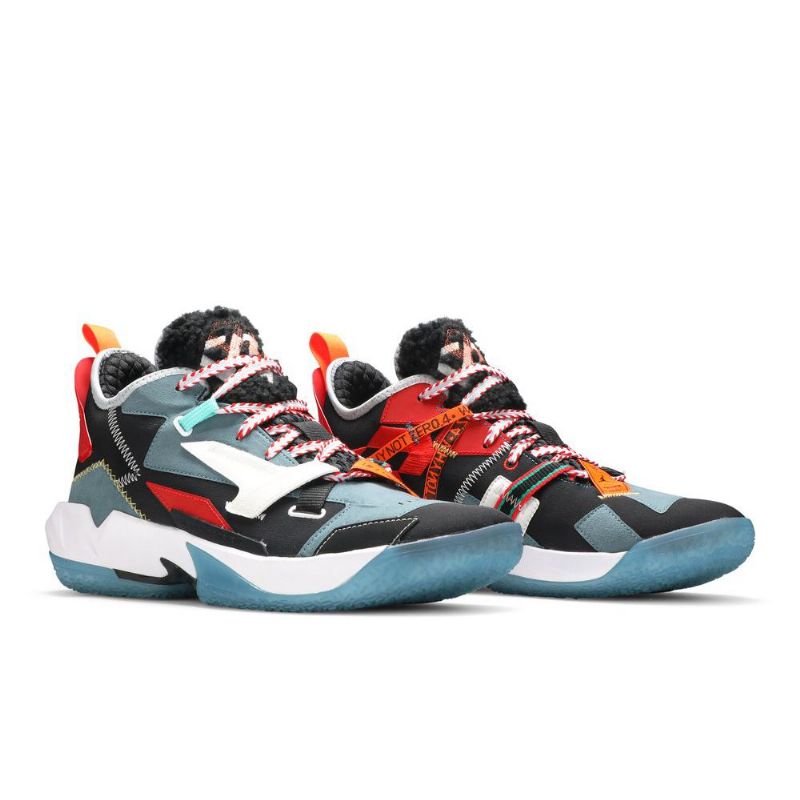 Ανδρικά Παπούτσια Air Jordan Why Not Zer0.4 Facetasm Premium Μαύρα Λευκά Μπλε Κόκκινα