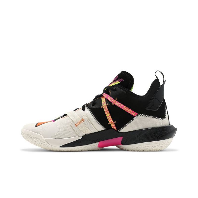 Ανδρικά Παπούτσια Air Jordan Why Not Zer0.4 Λευκά Μαύρα Πορτοκαλί