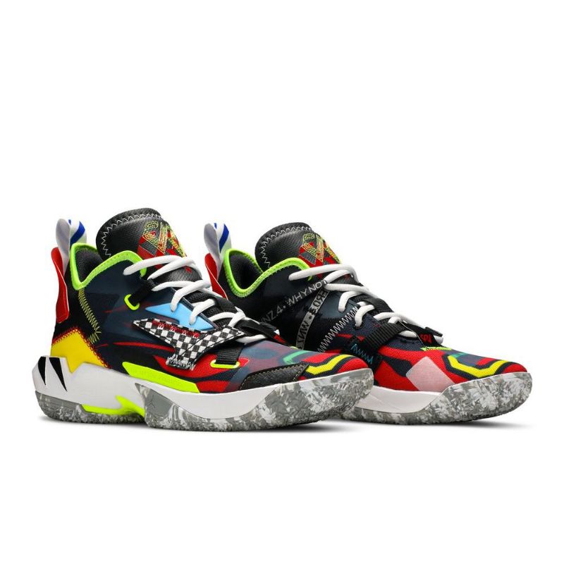 Ανδρικά Παπούτσια Air Jordan Why Not Zer0.4 Μαύρα Πολύχρωμα