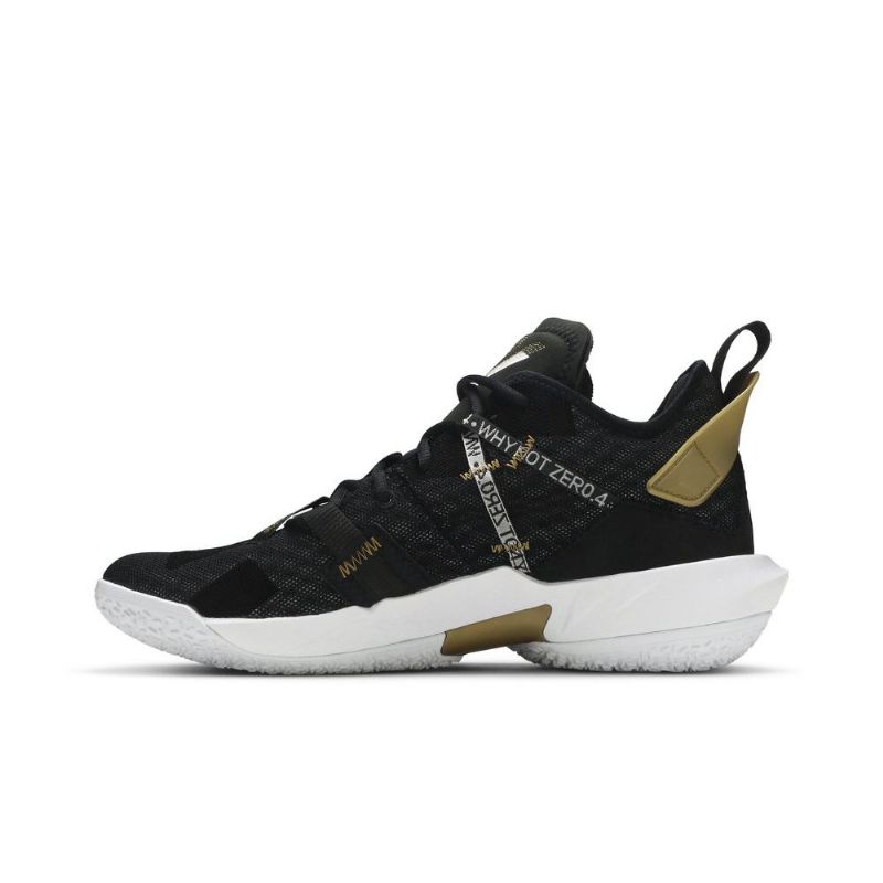Ανδρικά Παπούτσια Air Jordan Why Not Zer0.4 Μαύρος Χρυσός Άσπρο
