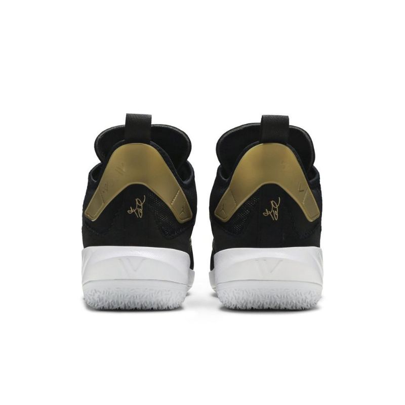 Ανδρικά Παπούτσια Air Jordan Why Not Zer0.4 Μαύρος Χρυσός Άσπρο