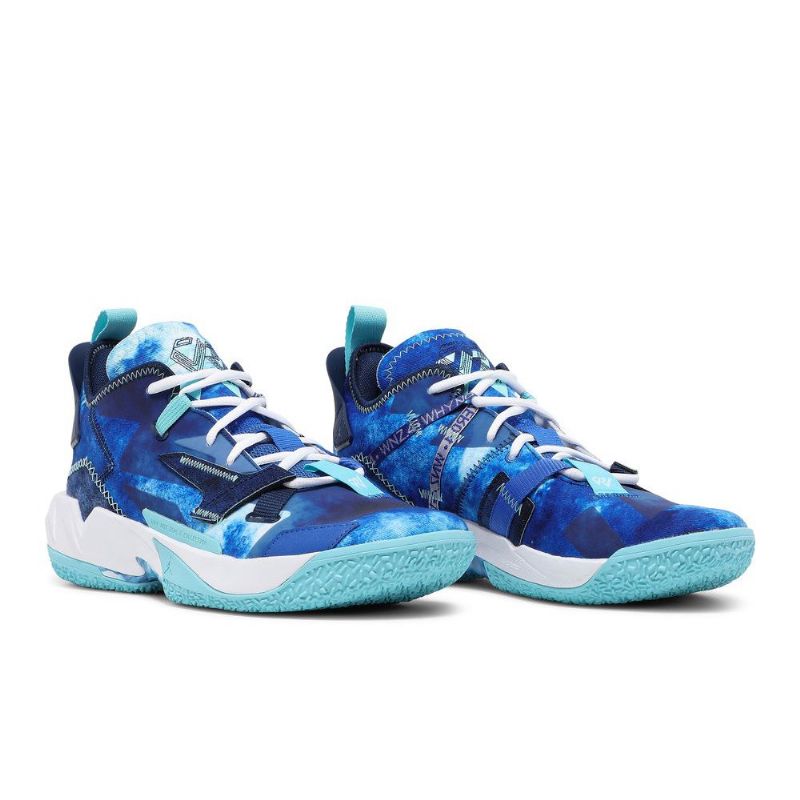 Ανδρικά Παπούτσια Air Jordan Why Not Zer0.4 Μπλε Άσπρο Σκούρο