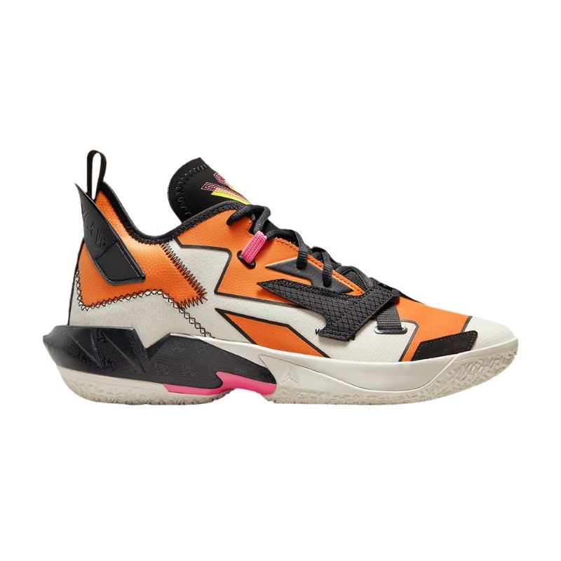 Ανδρικά Παπούτσια Air Jordan Why Not Zer0.4 Pf Άσπρο Μαύρος Πορτοκάλι