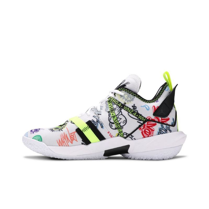Ανδρικά Παπούτσια Air Jordan Why Not Zer0.4 Pf Άσπρο Πολύχρωμα